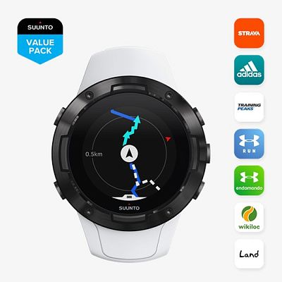 Превью  Спортивные часы SUUNTO 5 White/Black